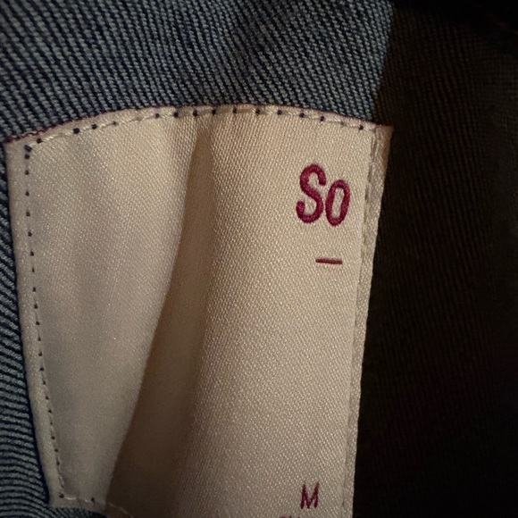 NWT SO Blue Denim Dress with Belt - Picture 4 of 6